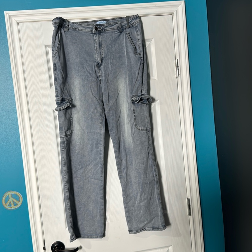 Grace and lace cargo jeans